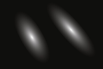 Abstract background with black background and soft white light beams. The background has a smooth, dark texture with white highlights. Light effect on dark, black background.