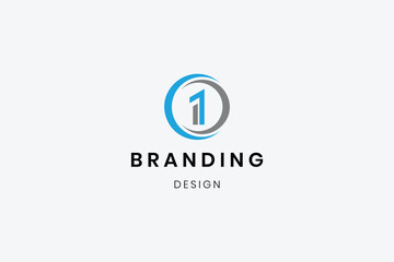 Abstract elegant logo building  design