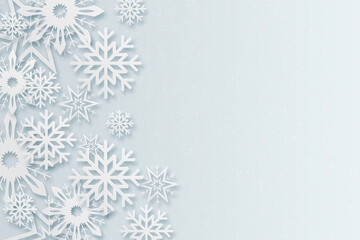 Snow Flakes, Snowfalke Background, Winter holiday event