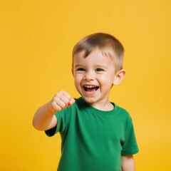 portrait of a little boy