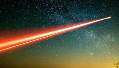 Multiple sharp red light streaks fanning outward from a central point on the left, set against a soft gradient transparency, fading gently toward the right for open space.