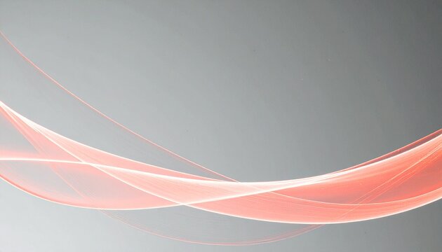 A scene featuring twin red laser beams moving in parallel, softly glowing with a gentle divergence. The beams are left-aligned, with a wide white right margin creating a stark contrast. The background