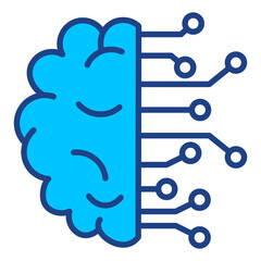Brain Bus Simple Vector Icon Collection