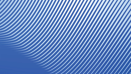 Blue Abstract Background with Stripes Line Modern Minimalist Geometric Wave Pattern