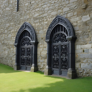 The irons from oubliette the castle.