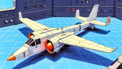 Illustration of Fighter Aerobatic Flight