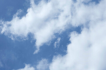 Beautiful blue sky clouds for background.