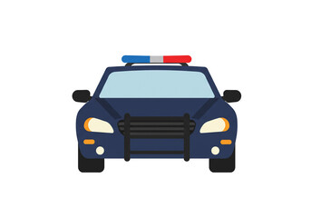 Obraz premium Bold police car ready to serve and protect, perfect for law enforcement and safety projects