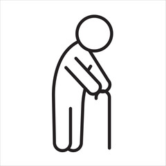 People,human,person icon outline vector