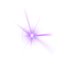 Purple Star Flare