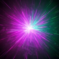 Obraz premium Abstract light burst effect