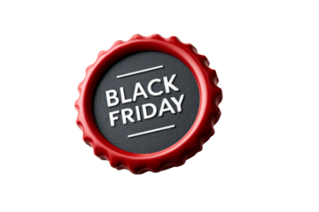 Promotional cap for Black Friday sales event