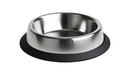 Stainless steel pet bowl with rubber base