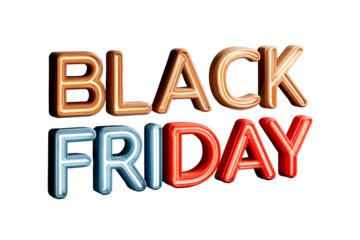 Vibrant text for shopping event