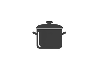 Modern cooking pot icon representing culinary, food, and kitchen related concepts