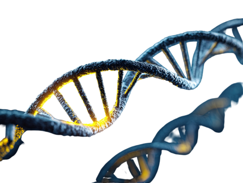 3D DNA double helix structure