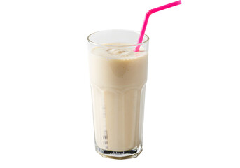 Creamy Milkshake Refreshing Drink Photography for Menus  Websites on transparent background
