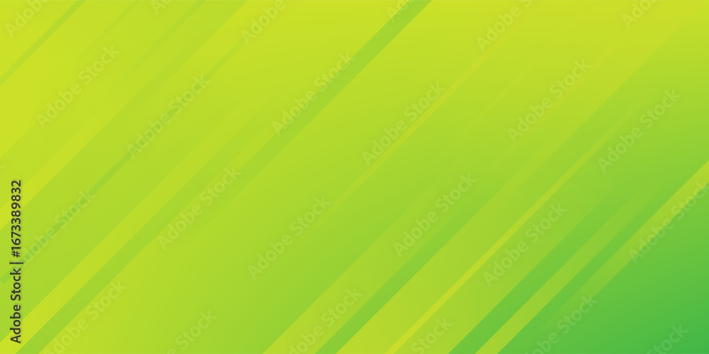 Poster modern abstract background with diagonal lines or stripes and halftone elements and green yellow
