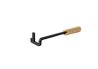 Closeup View of a Weeding Tool Gardening Hand Tool for Precise Weeding on transparent background