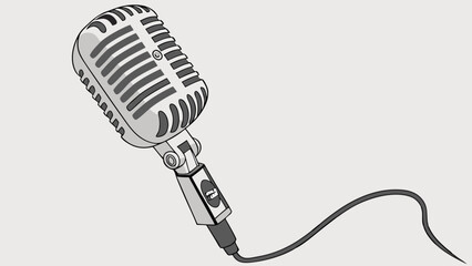 Vintage Microphone.
