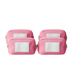 Organizing essentials stylish pink cosmetic bags for travel home and everyday use minimalist design modern aesthetic