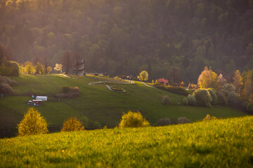 Na Malniku w Muszynie wiosną. © rogozinski