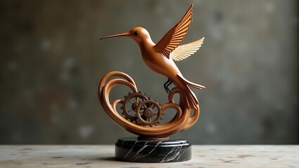 Buy hummingbird sculpture art online unique bird art decor for sale wood carving gifts home decor ideas