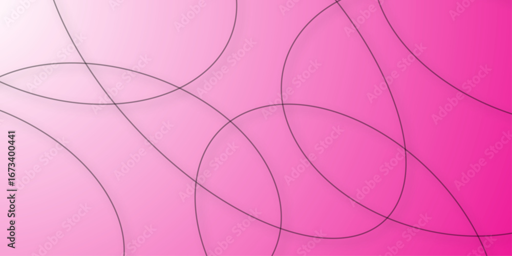 Aufkleber abstract light pink background with lines and layers. abstract circles background gradient future co