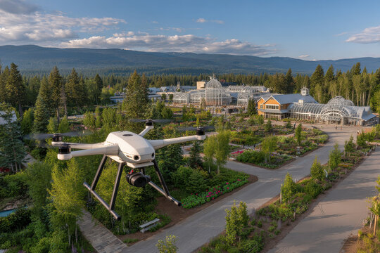 drones orchestrators conduct mesmerizing aerial displays in realtime creating enchanting atmosphere