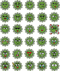 bacterial illustration expression