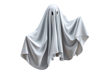 Classic ghost figure with transparent background