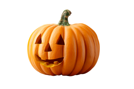 Classic smiling pumpkin for Halloween decoration