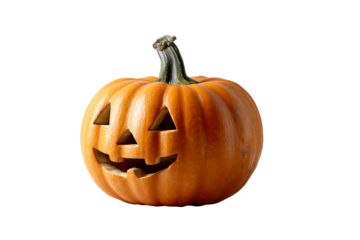 Smiling pumpkin for Halloween decor