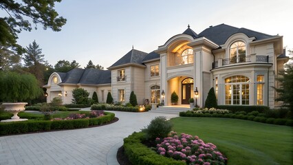 beautiful exterior of a luxury home