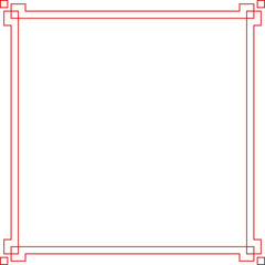 orean Traditional Ornamental Style Frame Border Design