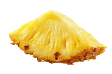 Close-up pineapple wedge