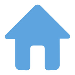 Home icon, simple house