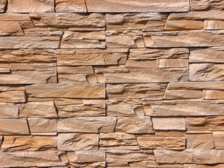High-Resolution Light Brown Stone Wall Texture. Versatile Digital Backdrop for Background, Web Design, Minimalist Aesthetics, Home Decor Ideas, Engaging Marketing Materials Across Various Industries