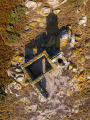 Faro de las Islas Sisargas en Malpica, A Coruña, Galicia