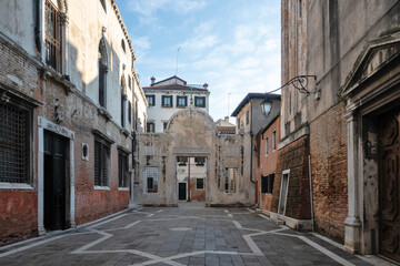 The Old Town of city of Venice, Italy