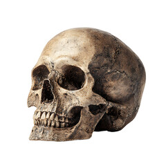Obraz premium Detailed Anatomical Study: Human Skull Profile