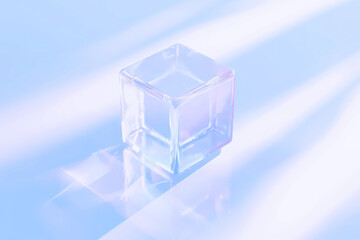 未来的・幾何学的なシンプルな図形の背景	