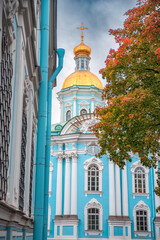 The Naval Cathedral of St. Nicholas the Epiphany in St. Petersburg