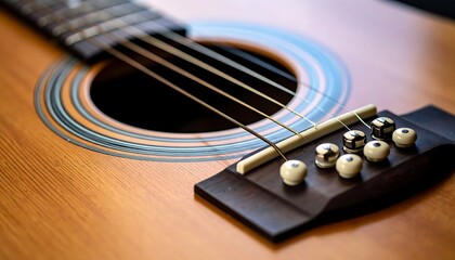 Obraz premium Close-up acoustic guitar (2)