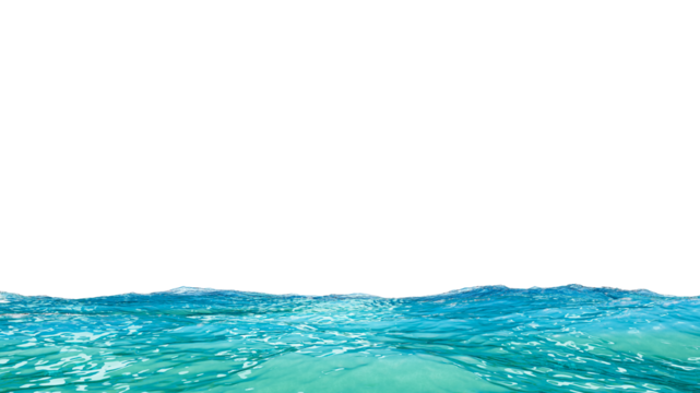 Ocean Surface: Capturing the tranquil beauty of the ocean, this photo showcases a serene expanse of crystal-clear water.