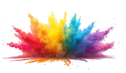 Abstract watercolor background with colorful splashes and artistic texture design