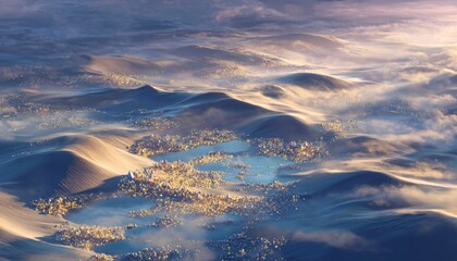 Arid Dawn Echoes of the Golden Sands