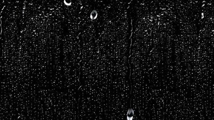 water drops on black background - Powered by Adobe