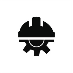 worker icons. simple solid vector
