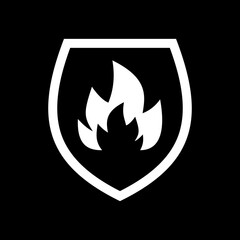 fire illustration logo design, red, badge, burning fire, red, hot, energy, business, template, danger, bonfire, light, flaming, company, fireball, blaze, flammable, silhouette, background, creative, y